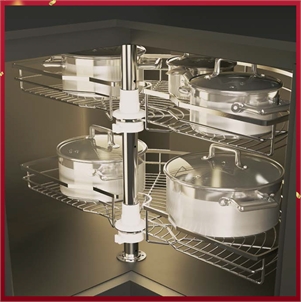 Bộ Rổ Góc Mezzo Xoay 180° Hafele Cucina 548.37.000